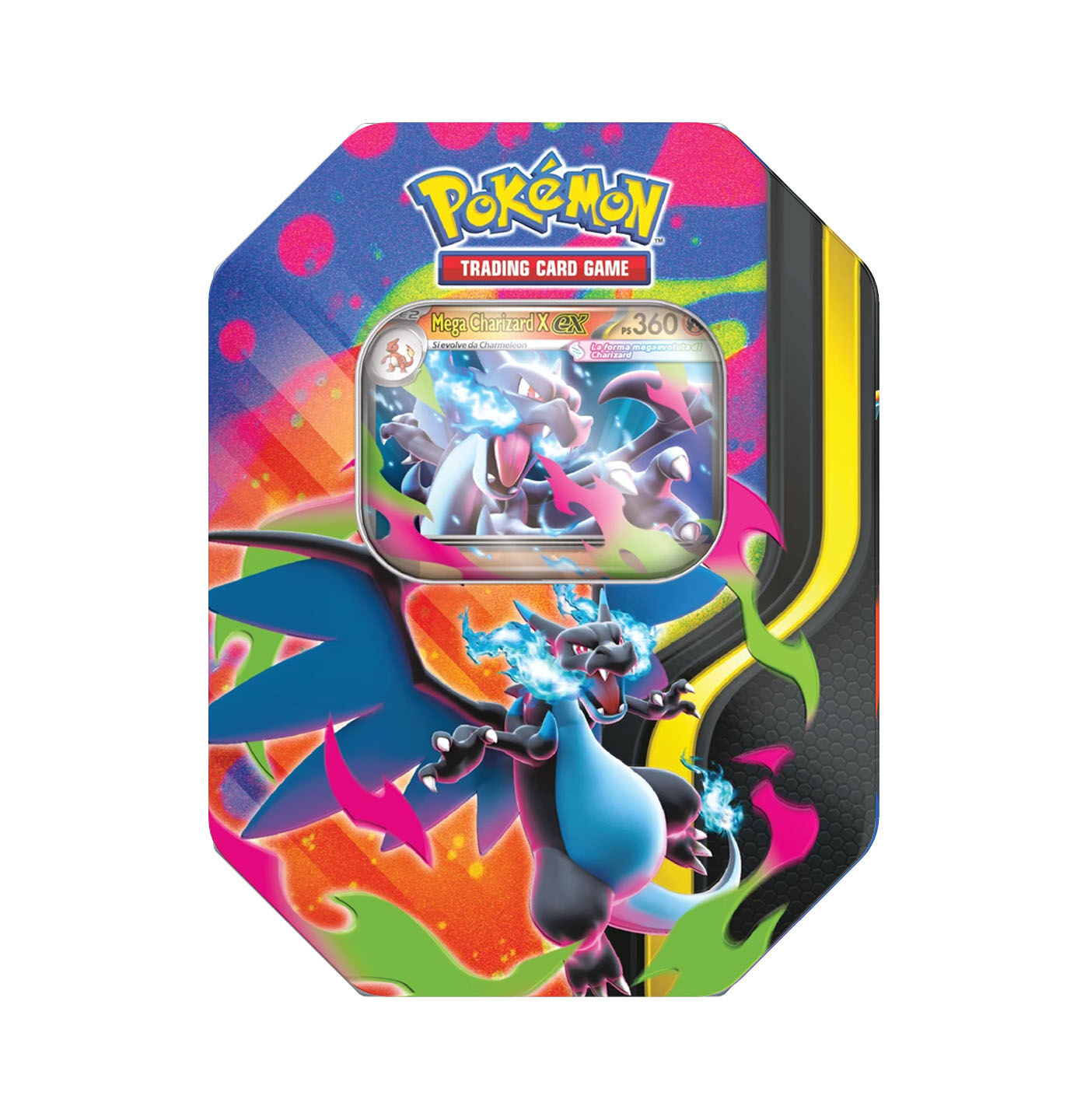Pokémon TCG: 2026 Spring ex Tin Mega Charizard X - IT Pokémon TCG: 2026 Spring ex Tin Mega Charizard X - IT