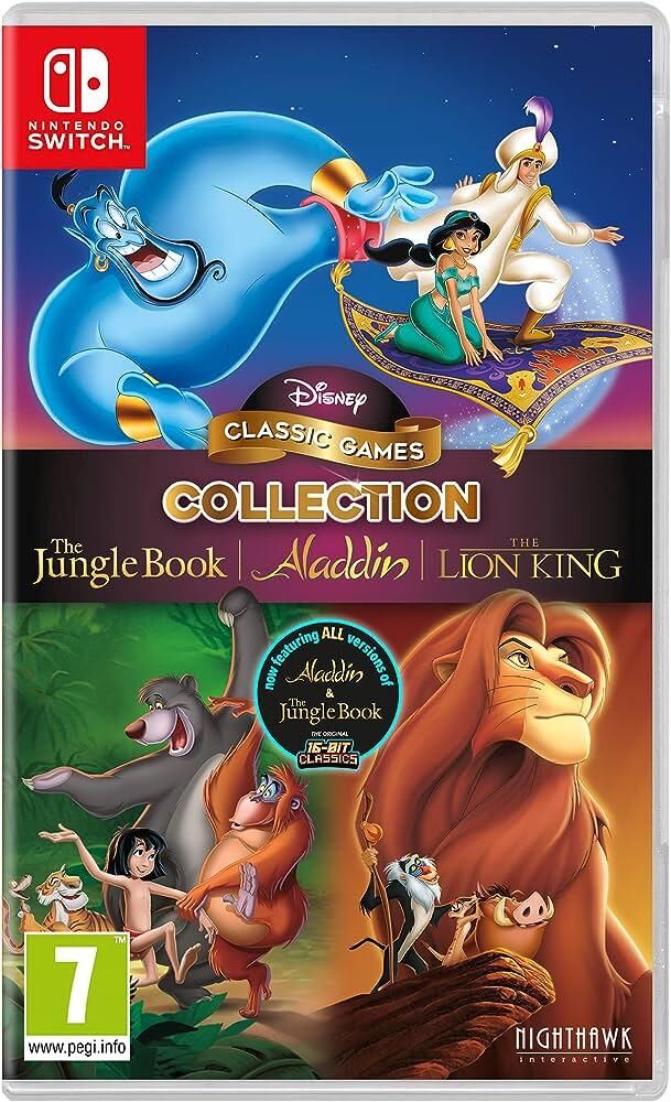 Disney Classic Games Collection: The Jungle Book, Aladdin, & The Lion King - Nintendo Switch - DE