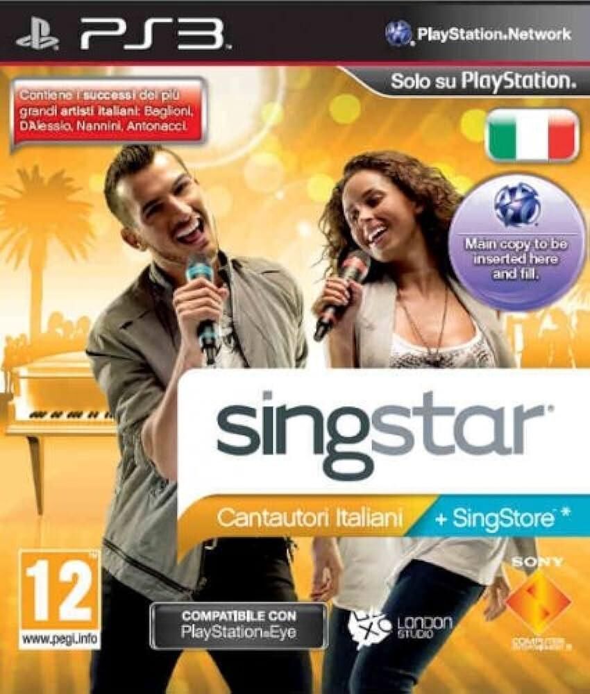 Singstar Cantautori Italiani - OVP - PS3 - EN
