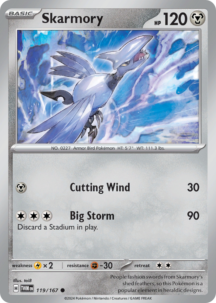 Skarmory - 119/167 - EN