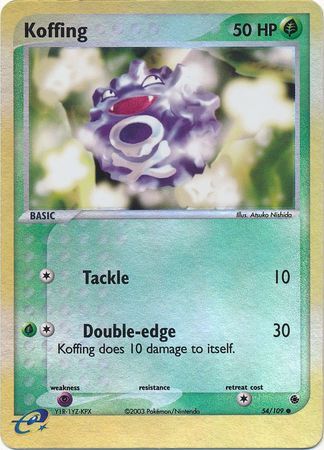 Koffing - 54/109 - Reverse Holo - EN Koffing - 54/109 - Reverse Holo - EN