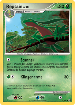 reptain-38-99-reverse-holo-pokemon-tcg-near-mint-en Reptain - 38/99 - Reverse Holo - Pokémon TCG - Near Mint - DE