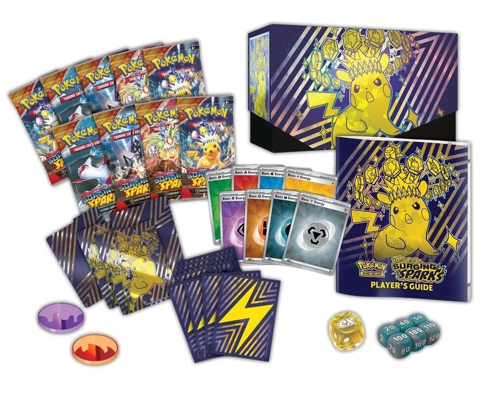 Pokémon TCG: Scarlet & Violet - Surging Sparks (SV08) Elite Trainer Box - EN