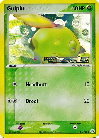 Gulpin - 51/106 - Reverse Holo - EN