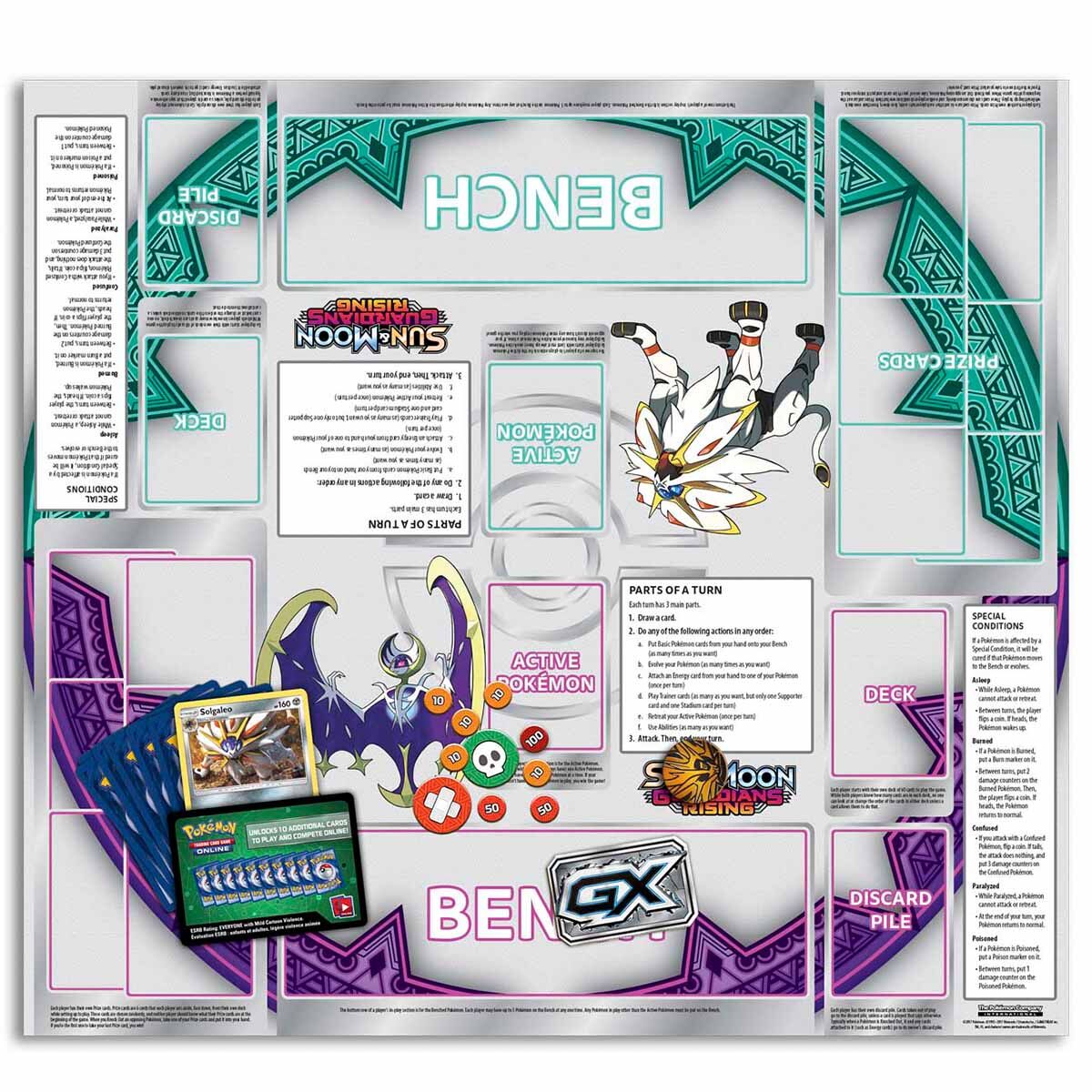 Pokémon Sun & Moon Guardians Rising Steel Sun Theme Deck - EN