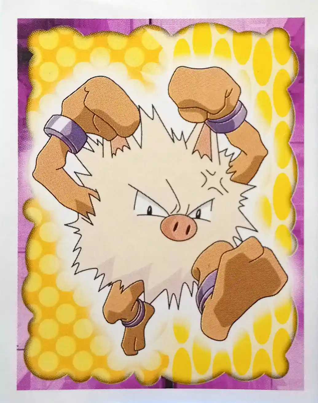 Primeape - 57 - Merlin Sticker Series 1
