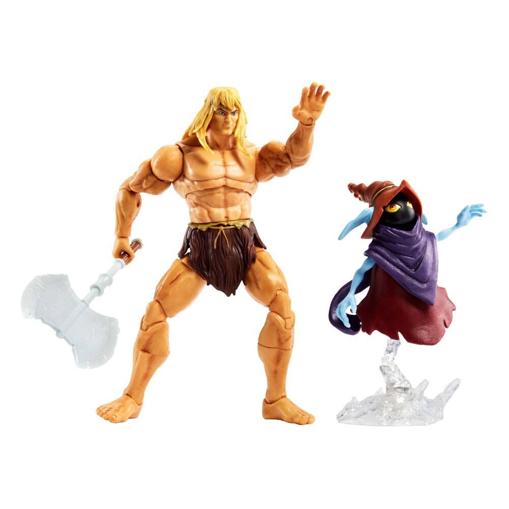 Masters of the Universe: Revelation Masterverse Actionfiguren 2022 Deluxe Savage He-Man & Orko 18 cm