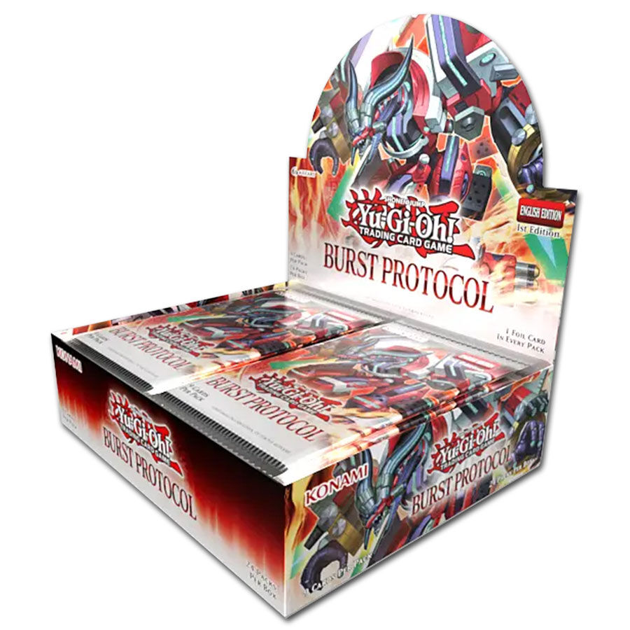Burst Protocol Booster Display (24) - 1st. Edition - Yu-Gi-Oh! - EN Burst Protocol Booster Display (24) - 1st. Edition - Yu-Gi-Oh! - EN