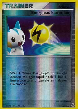 Energieaufsammlung - 132/146 - Reverse Holo - Pokémon TCG - Near Mint - DE