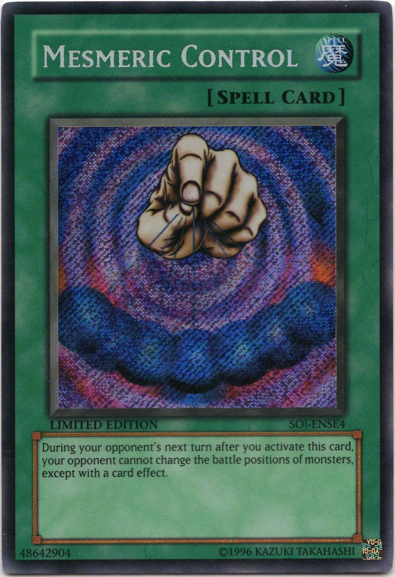 mesmeric-control-soi-ense4-secret-rare-limited-edition-near-mint Mesmeric Control - SOI-ENSE4 - Secret Rare - Limited Edition (Near Mint)