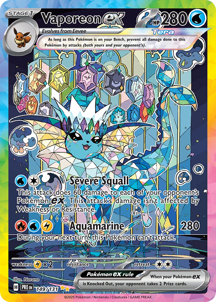 Vaporeon ex - 149/131 - EN Vaporeon ex - 149/131 - EN