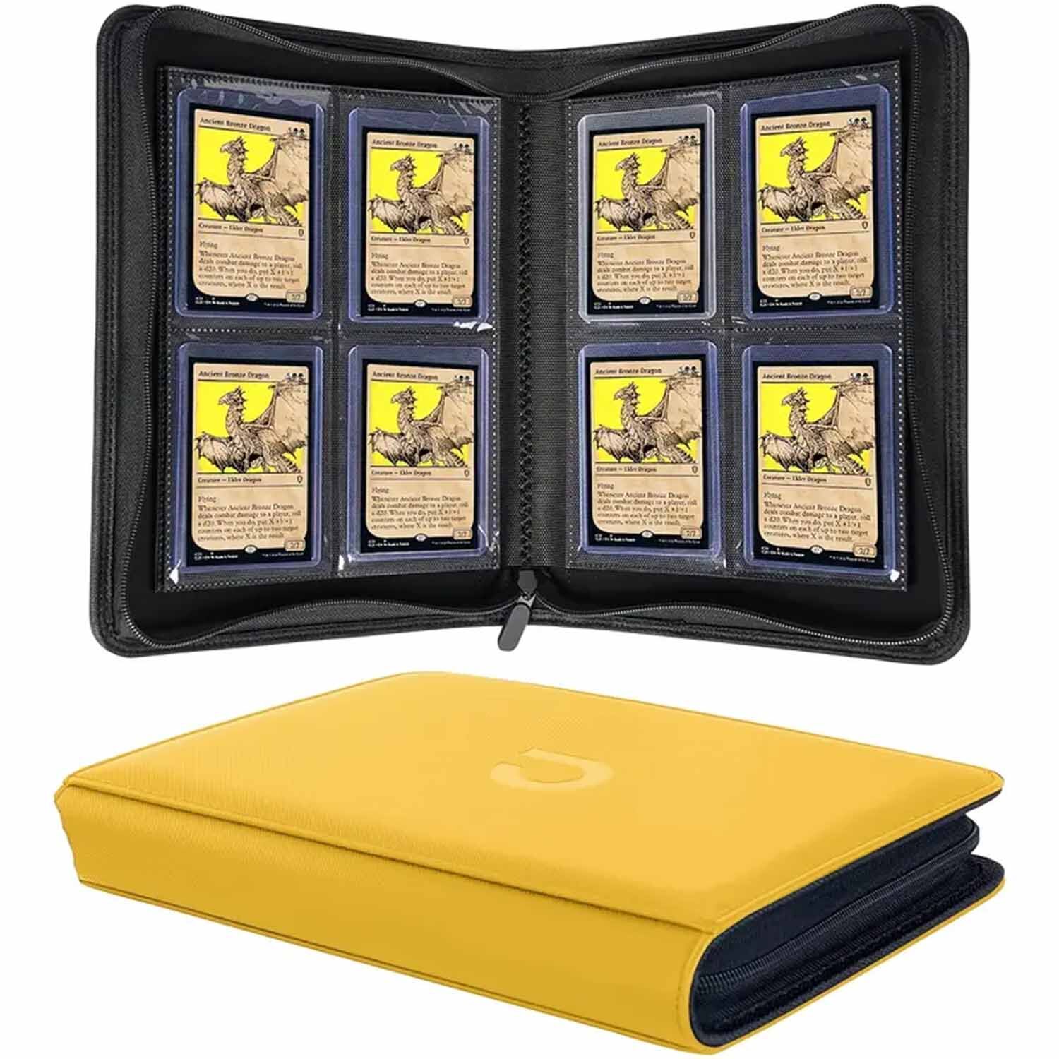 Toploader Binder Order Gelb (4-Pocket)