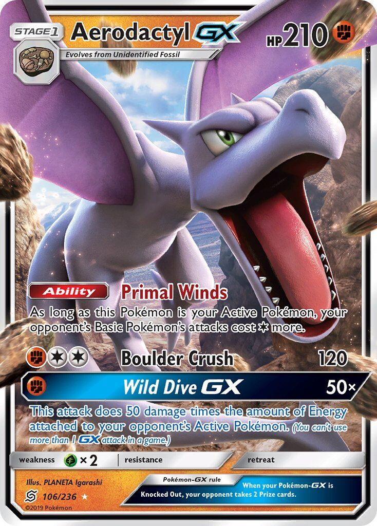 Aerodactyl-GX - 106/236 - EN