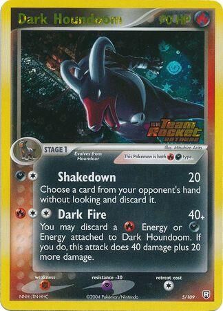 Dark Houndoom - 5/109 - Reverse Holo - EN Dark Houndoom - 5/109 - Reverse Holo - EN