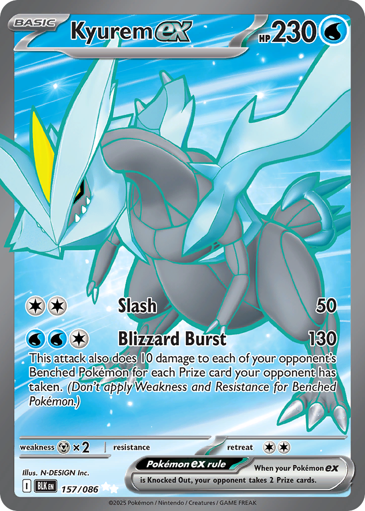 Kyurem ex - 157/086 - EN Kyurem ex - 157/086 - EN