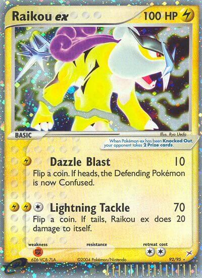 Raikou ex - 92/95 - EN Raikou ex - 92/95 - EN