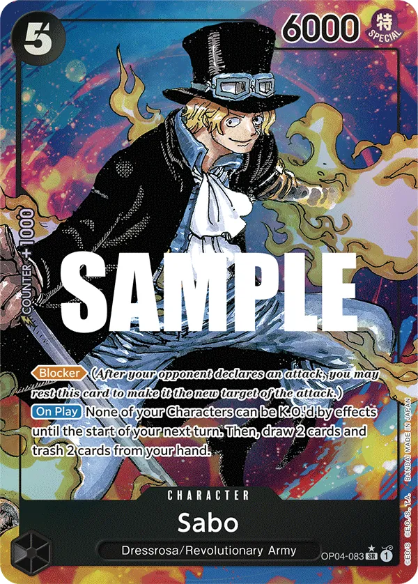 Sabo - OP04-083- Alternate Art - EN