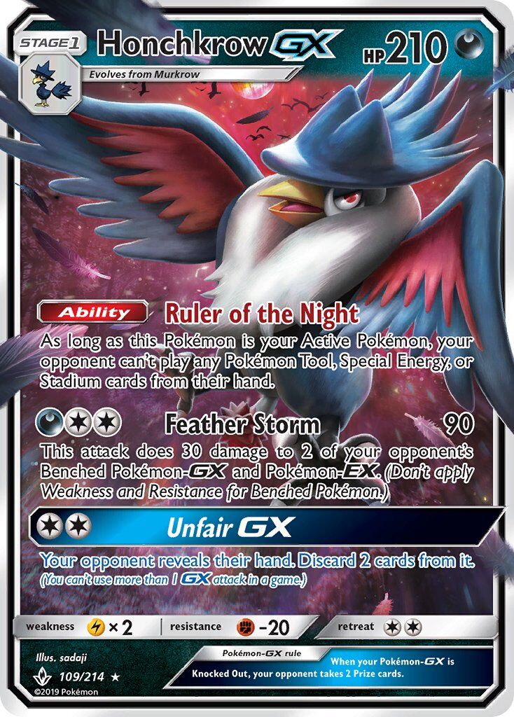 Honchkrow-GX - 109/214 - EN