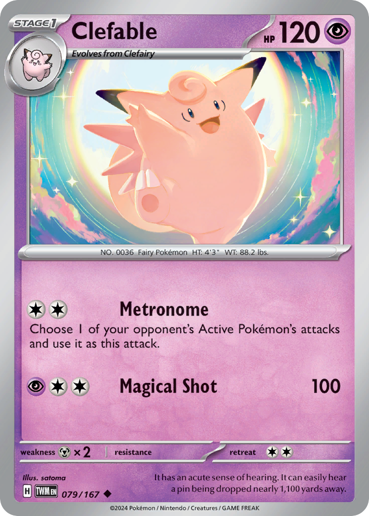 Clefable - 079/167 - EN Clefable - 079/167 - EN