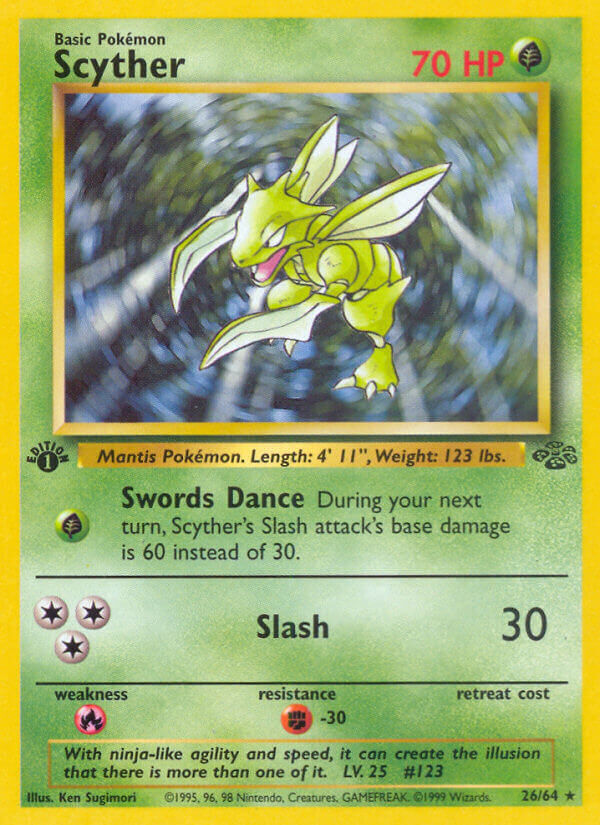Scyther - 26/64 - 1st Edition - EN