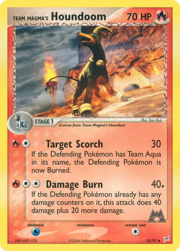 Team Magma’s Houndoom - 34/95 - EN