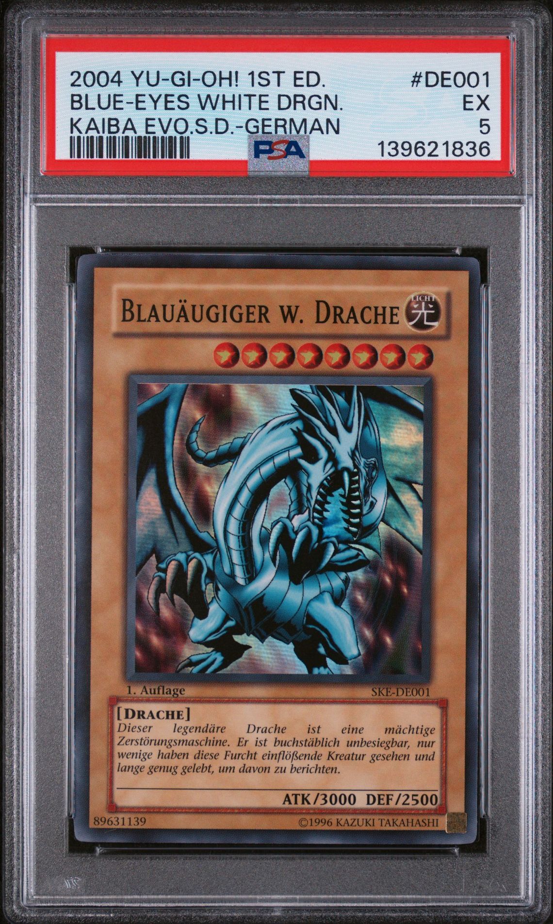 2004 YU-GI-OH! KAIBA EVOLUTION STARTER DECK #DE001 BLUE-EYES WHITE DRGN. KAIBA EVO.S.D.-GERMAN - EX 5 - Yu-Gi-Oh! 2004 YU-GI-OH! KAIBA EVOLUTION STARTER DECK #DE001 BLUE-EYES WHITE DRGN. KAIBA EVO.S.D.-GERMAN - EX 5 - Yu-Gi-Oh!