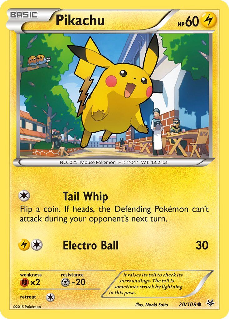 Pikachu - 20/108 - EN Pikachu - 20/108 - EN
