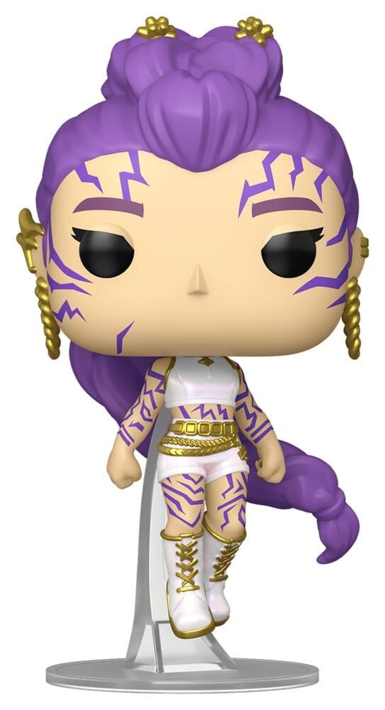 KPop Demon Hunters POP! Animation Vinyl Figur Rumi with Chase (Glow) 9 cm