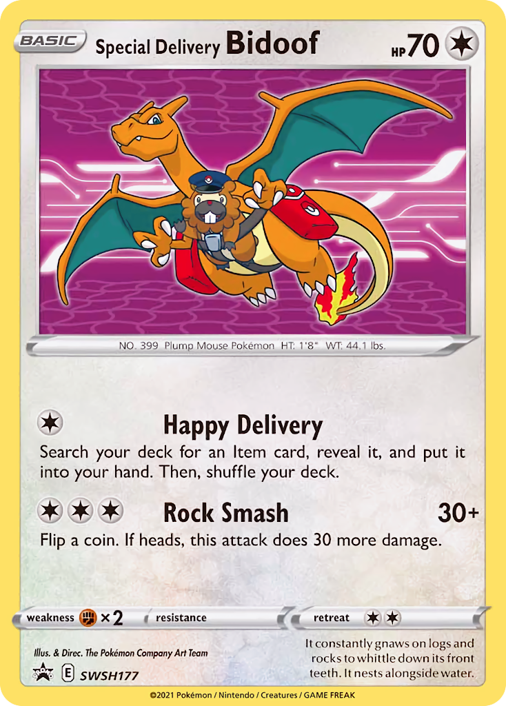 Special Delivery Bidoof - SWSH177/306 - EN Special Delivery Bidoof - SWSH177/306 - EN