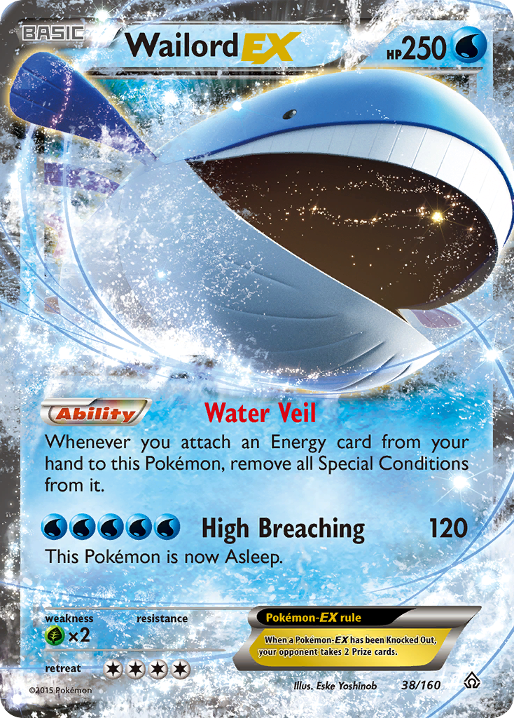 Wailord-EX - 38/160 - EN