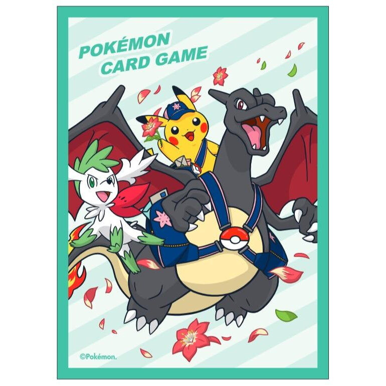 Pokemon Center Deck Sleeves Pikachu and Shiny Charizard Pokemon Center Deck Sleeves Pikachu and Shiny Charizard