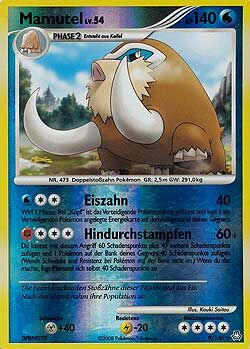 Mamutel - 9/146 - Reverse Holo - Pokémon TCG - Near Mint - DE