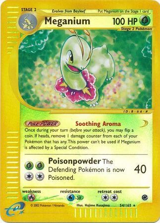 Meganium - 54/165 - Reverse Holo - EN Meganium - 54/165 - Reverse Holo - EN