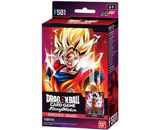 Dragonball Super Card Game - Fusion World FS01 Starter Deck Son Goku - EN Dragonball Super Card Game - Fusion World FS01 Starter Deck Son Goku - EN