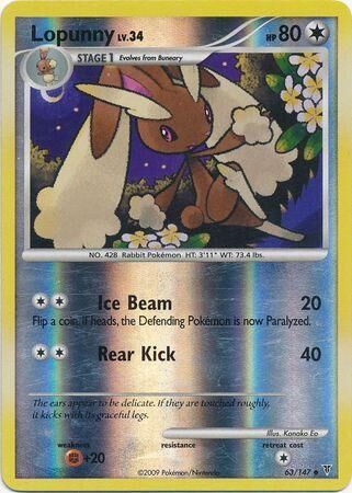 Lopunny - 63/147 - Reverse Holo - EN
