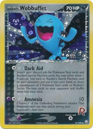 Rocket’s Wobbuffet - 47/109 - Reverse Holo - EN