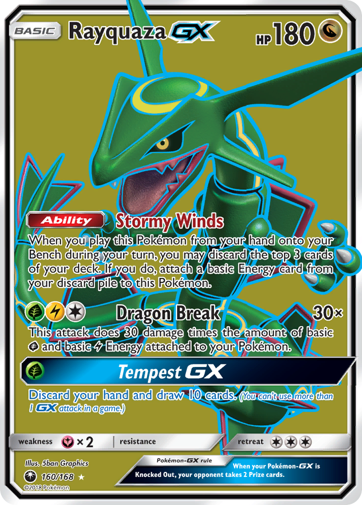 Rayquaza-GX - 160/168 - EN