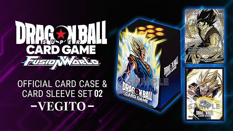 Fusion World Offical Card Case and Sleeves Set 02 - Vegito - Dragonball Super Card Game Fusion World Offical Card Case and Sleeves Set 02 - Vegito - Dragonball Super Card Game