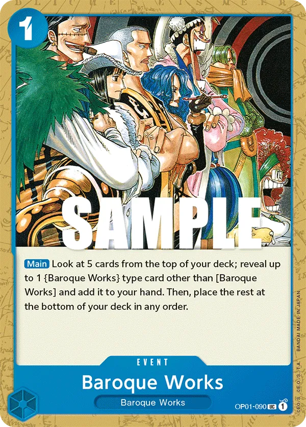 Baroque Works - OP01-090 Baroque Works - OP01-090