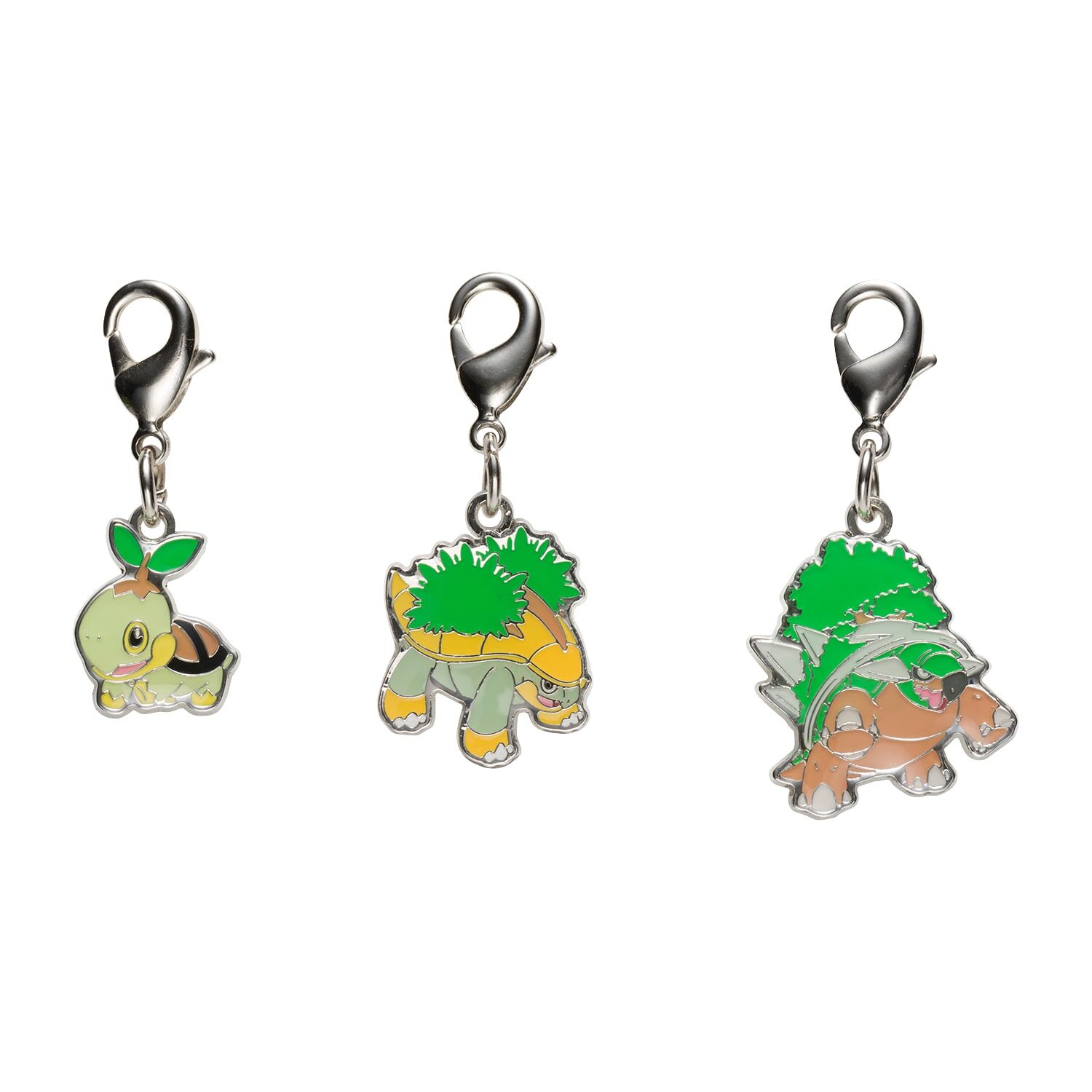 Pokemon Center - Turtwig, Grotle, Torterra Schlüsselanhänger - 3 Stück Pokemon Center - Turtwig, Grotle, Torterra Schlüsselanhänger - 3 Stück
