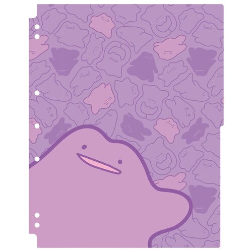 Pokemon Collection File Refill Sheet Ditto Pokemon Collection File Refill Sheet Ditto