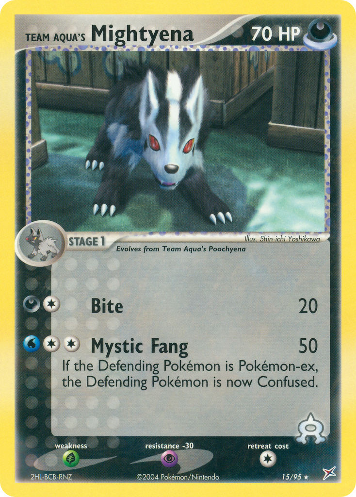 Team Aqua’s Mightyena - 15/95 - EN