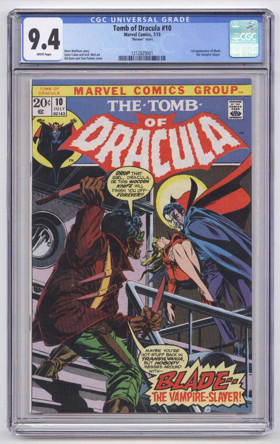 cgc_tomb_of_dracula_10_coverx Tomb of Dracula #10 CGC 9.4