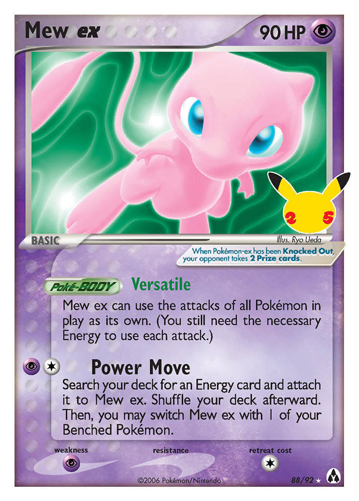 Mew ex - 88/92 - EN Mew ex - 88/92 - EN