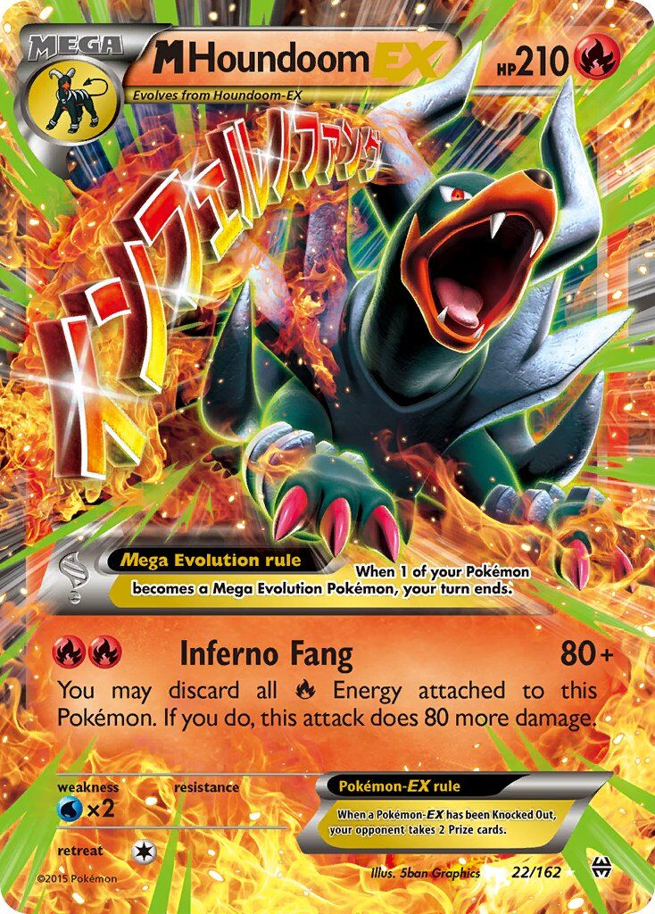 M Houndoom-EX - 22/162 - EN M Houndoom-EX - 22/162 - EN