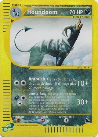 Houndoom - 12/144 - Reverse Holo - EN Houndoom - 12/144 - Reverse Holo - EN