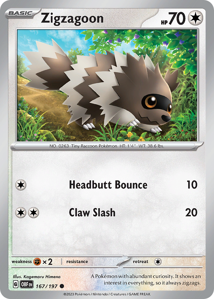 Zigzagoon - 167/230 - EN