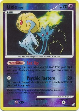 Uxie - 43/146 - Reverse Holo - EN Uxie - 43/146 - Reverse Holo - EN