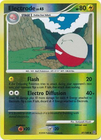 Electrode - 37/100 - Reverse Holo - EN Electrode - 37/100 - Reverse Holo - EN