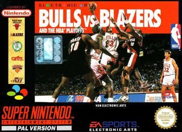 Bulls Vs Blazers and the NBA Playoffs - SNES - DE